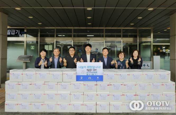 수원시 권선구 지역사회보장협의체, 복 맞이 복달임 음식 전달식 가져