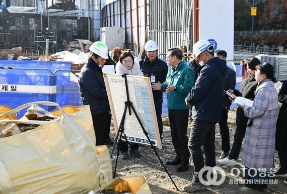 수원시 영통구 박사승 구청장 영통구, 동절기 주요 투자사업 현장 점검