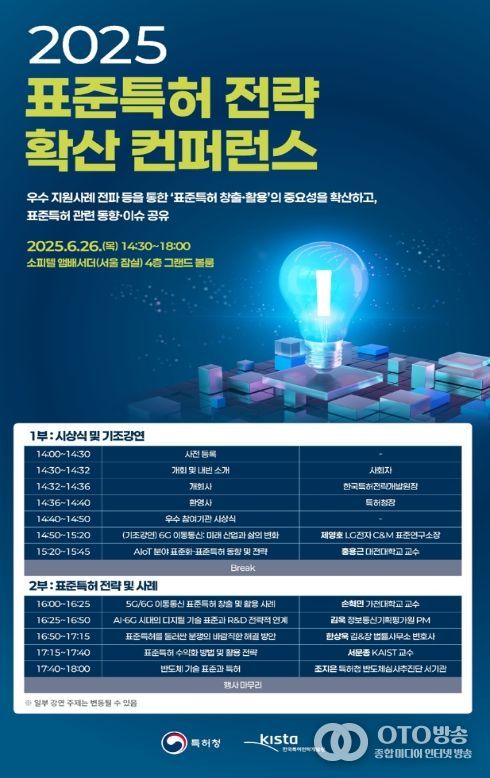 표준특허 전략 확산 컨퍼런스 포스터