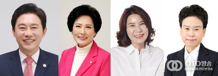 사진 왼쪽부터 조례안을 발의한 한갑수 이진분 김유숙 이지화 의원