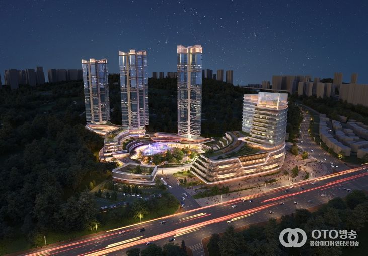 대규모 종합병원(고려대학교 의료원) 조감도