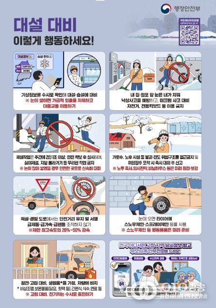 대설 국민행동요령