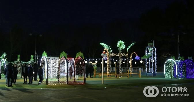 수원시 장안구, 만석공원 사계절 이용 가능한 물놀이마당·불빛마당 조성 완료