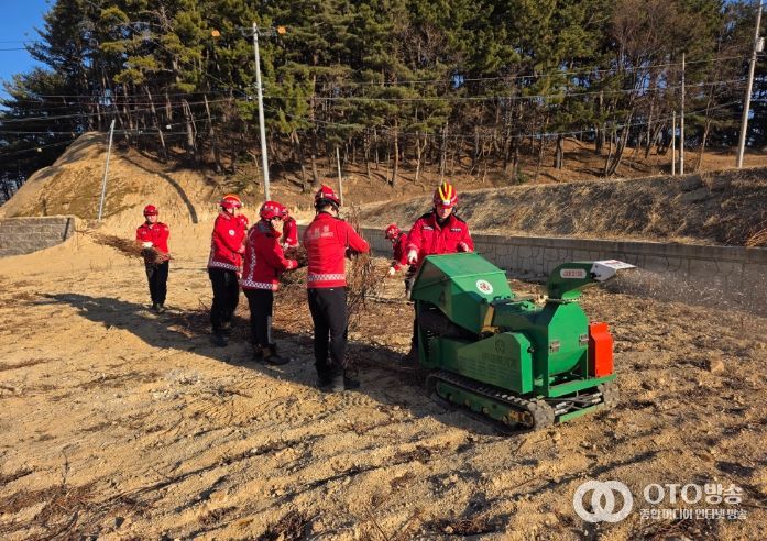 영농부산물 파쇄