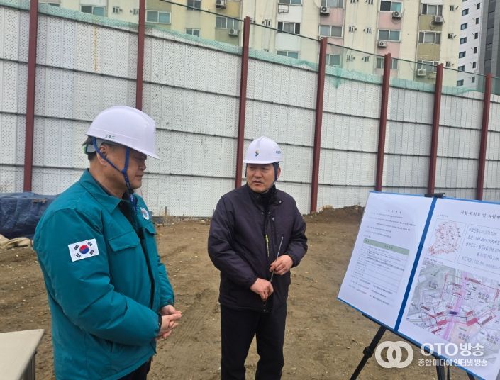 천안시, 해빙기 도로 공사현장 긴급점검…