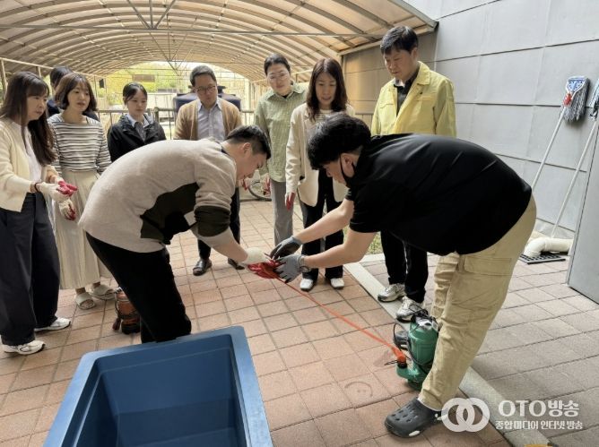 의왕시 부곡동주민센터, 장마철 집중호우 대비 전 직원 선제적 대응 훈련 실시